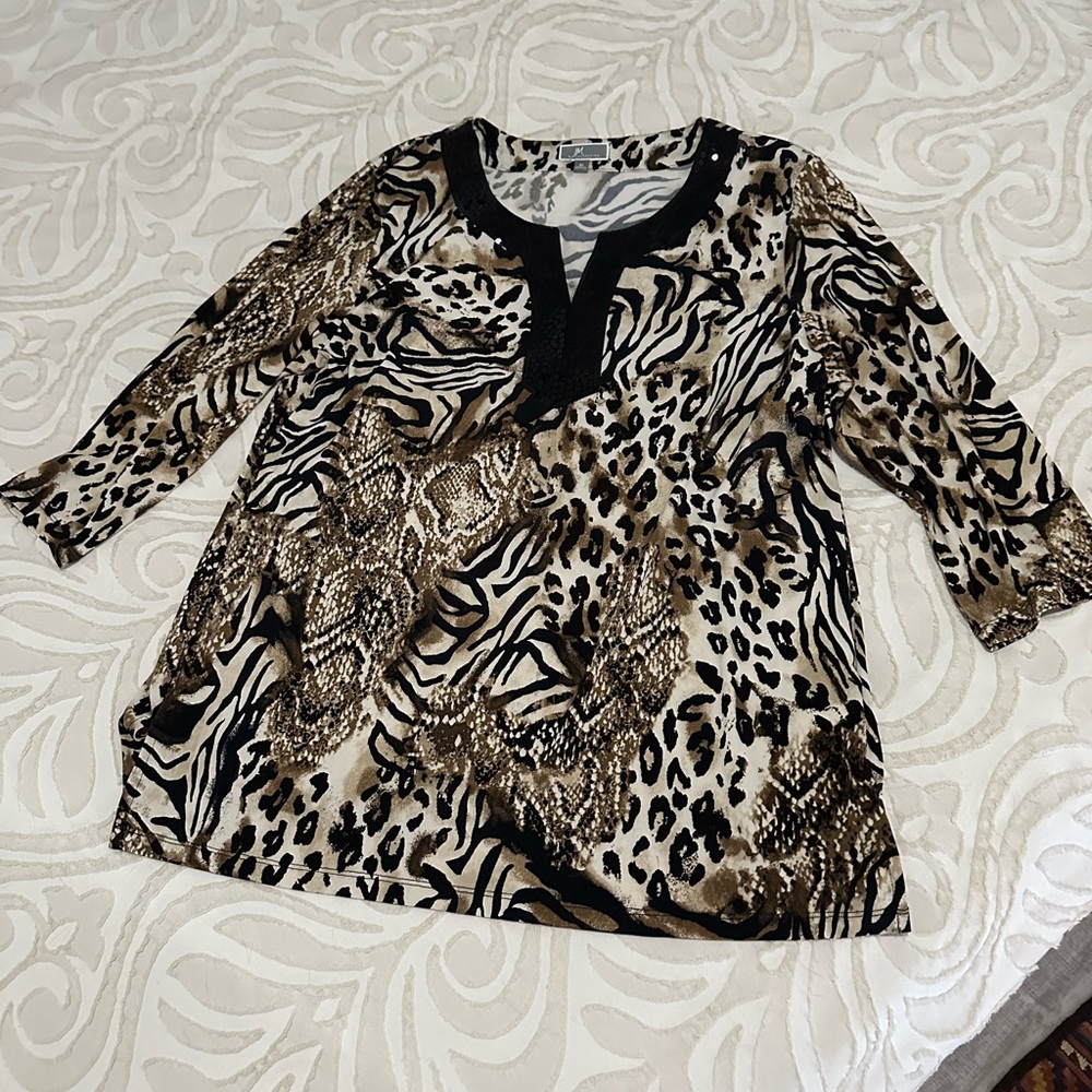 Leopard Print Women's Top
